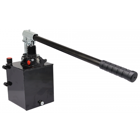 POMPA HYDRAULICZNA RĘCZNA JEDNOSTRONNA 25cm3 PRB + ZBIORNIK 5L